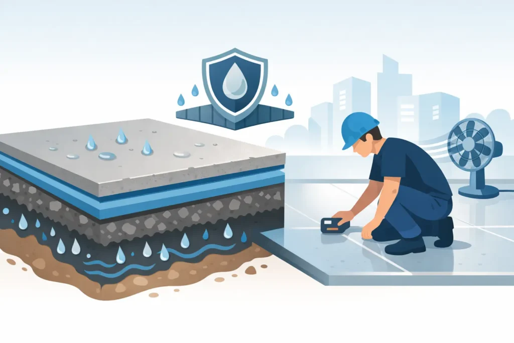 Moisture Mitigation for Concrete Floors