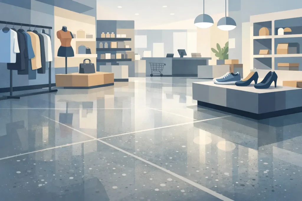 Retail Polished Concrete Floors That Last