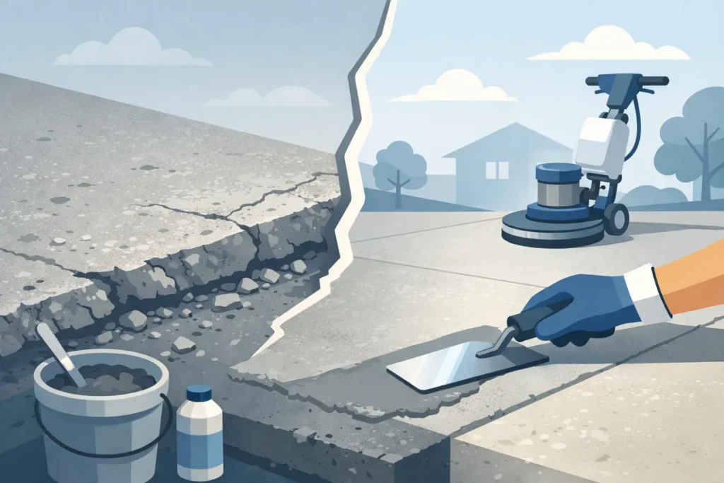 How to Restore a Worn Concrete Surface Properly