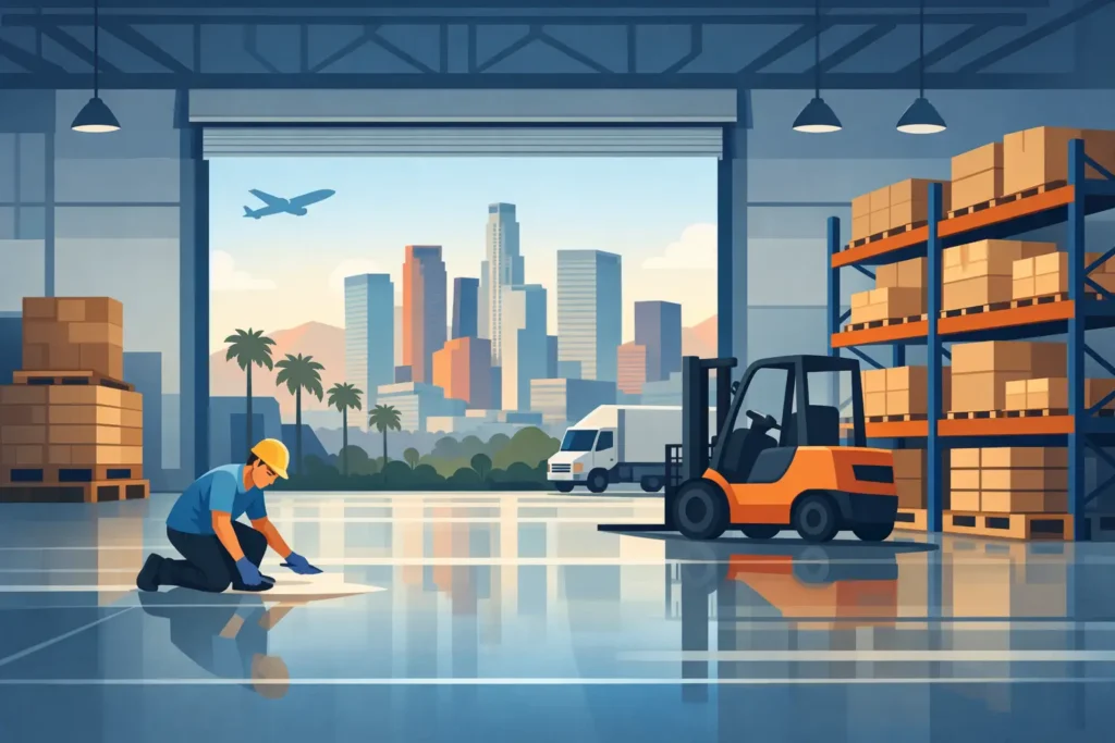 Los Angeles Warehouse Flooring Guide for Buyers