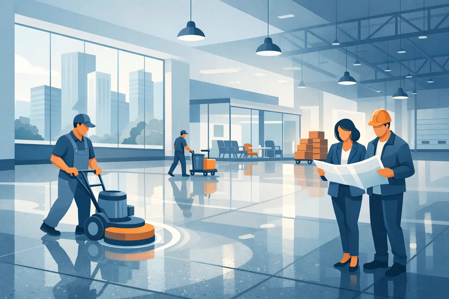 Commercial Concrete Flooring Guide for Busy Facilities