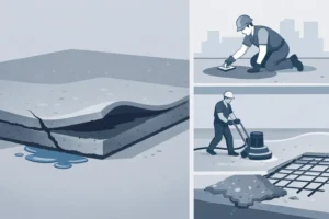 Concrete Floors Curling: Causes and Repair Options