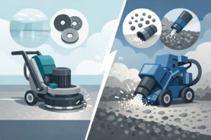 Grinding Versus Shot Blasting: Which Fits?