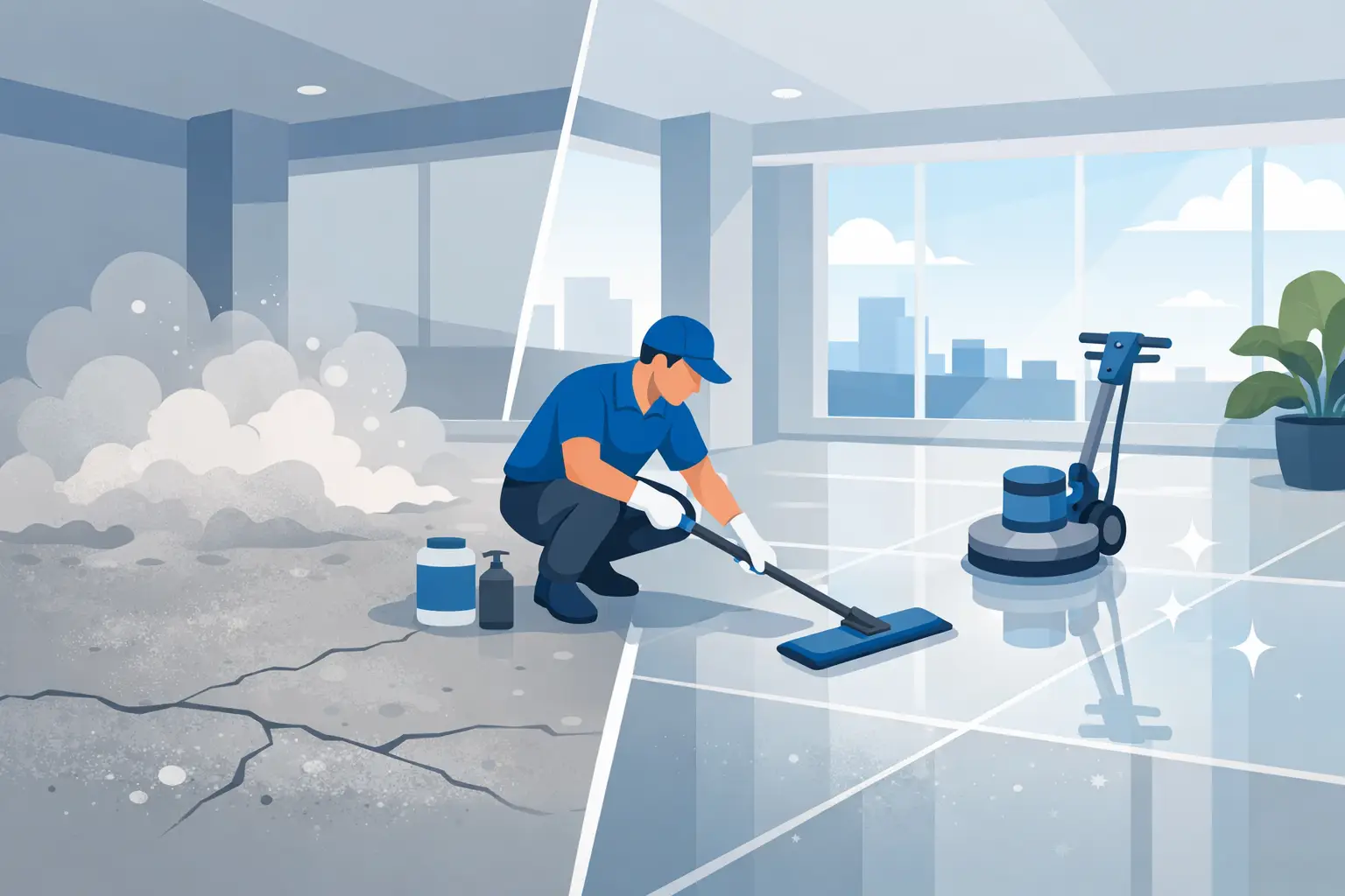 How to Reduce Floor Dusting in Concrete Spaces