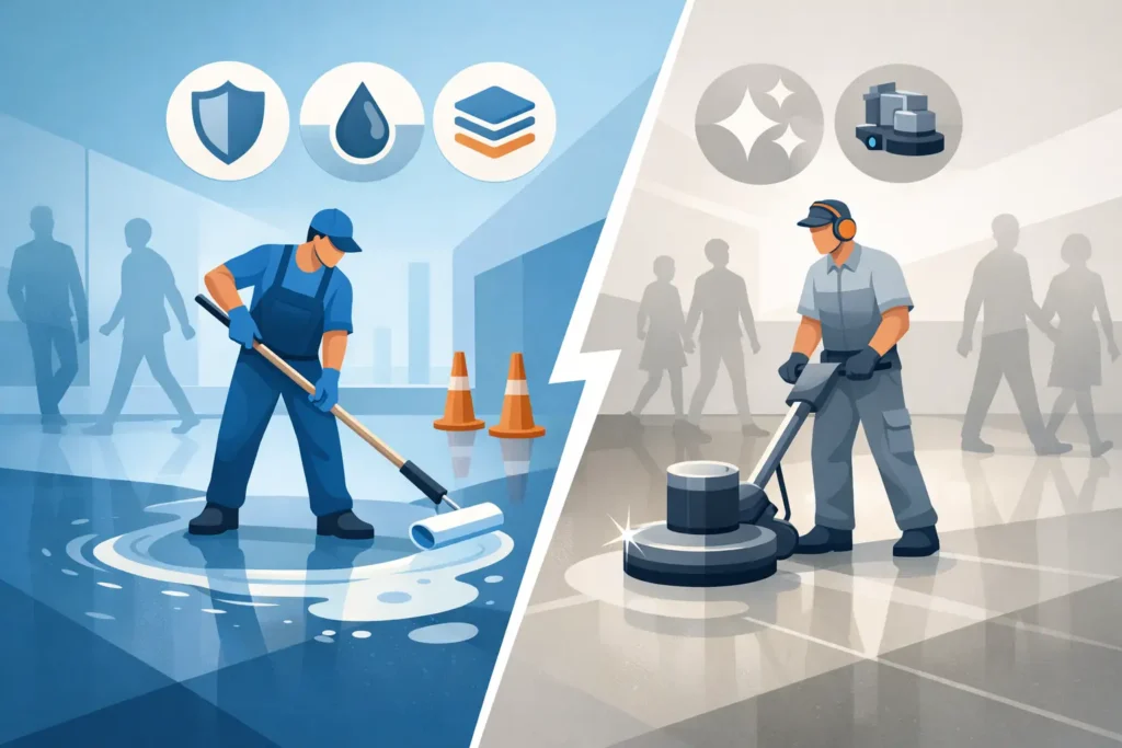 Epoxy Versus Polishing for High-Traffic Floors