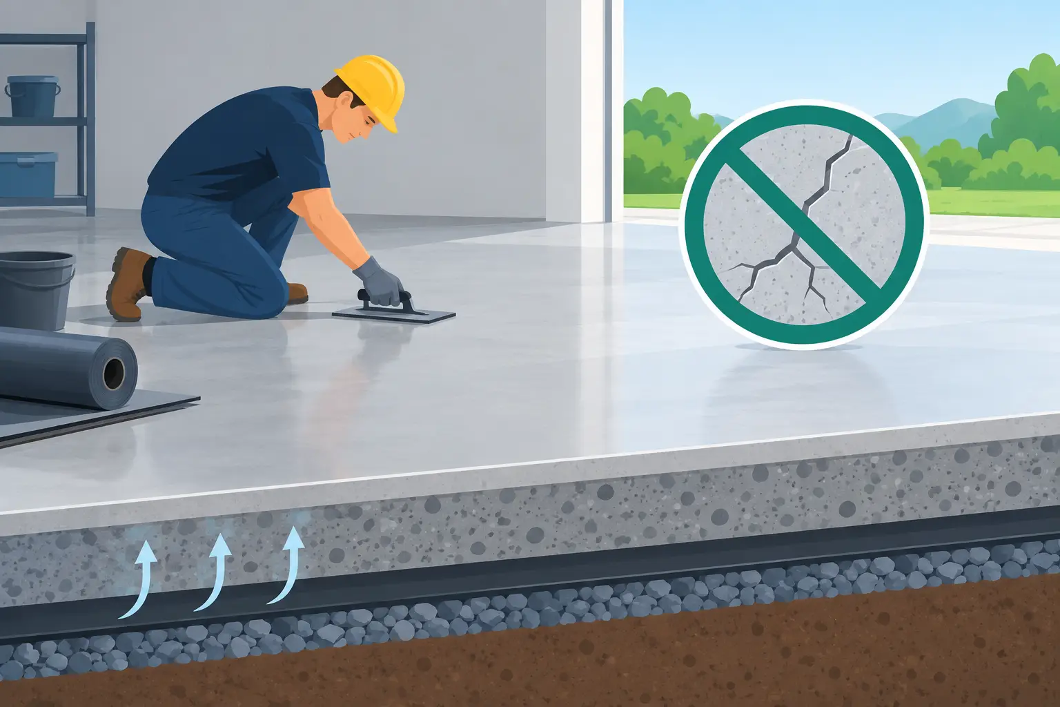 How to Prevent Concrete Floor Cracking for Good