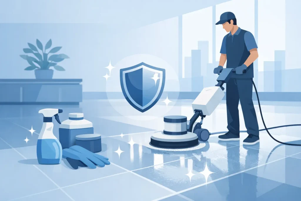 Polished Floor Cleaning That Protects Your Finish