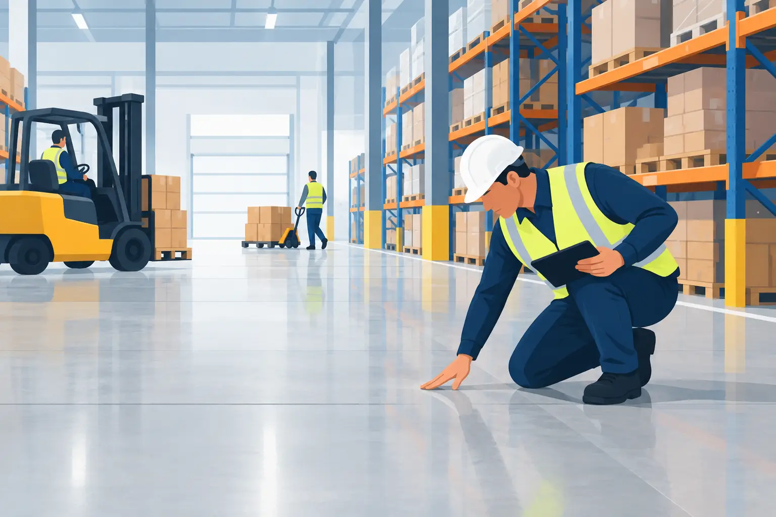 Warehouse Flooring Case Study for Busy Facilities