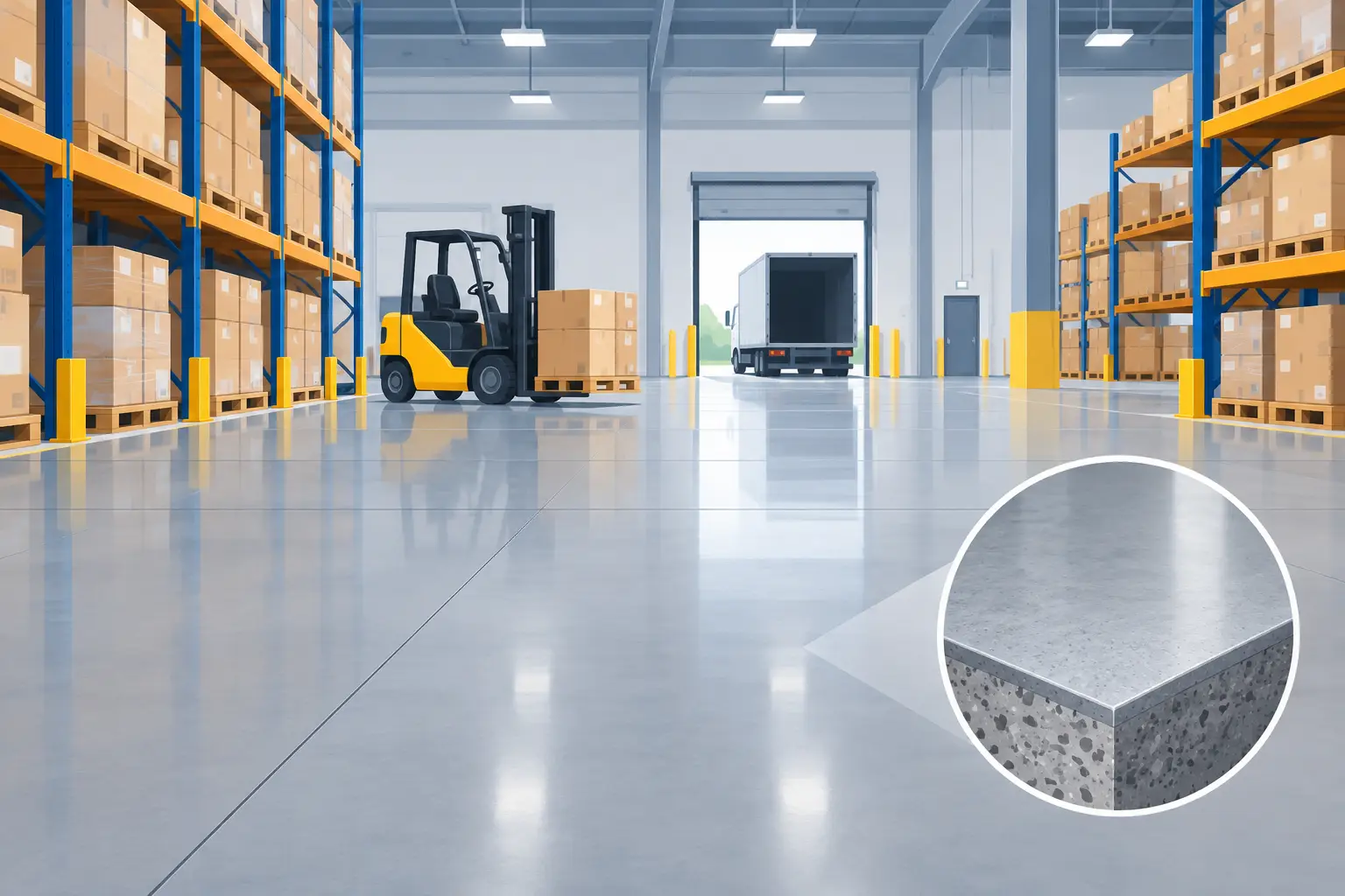 Best Flooring for Distribution Centers That Lasts