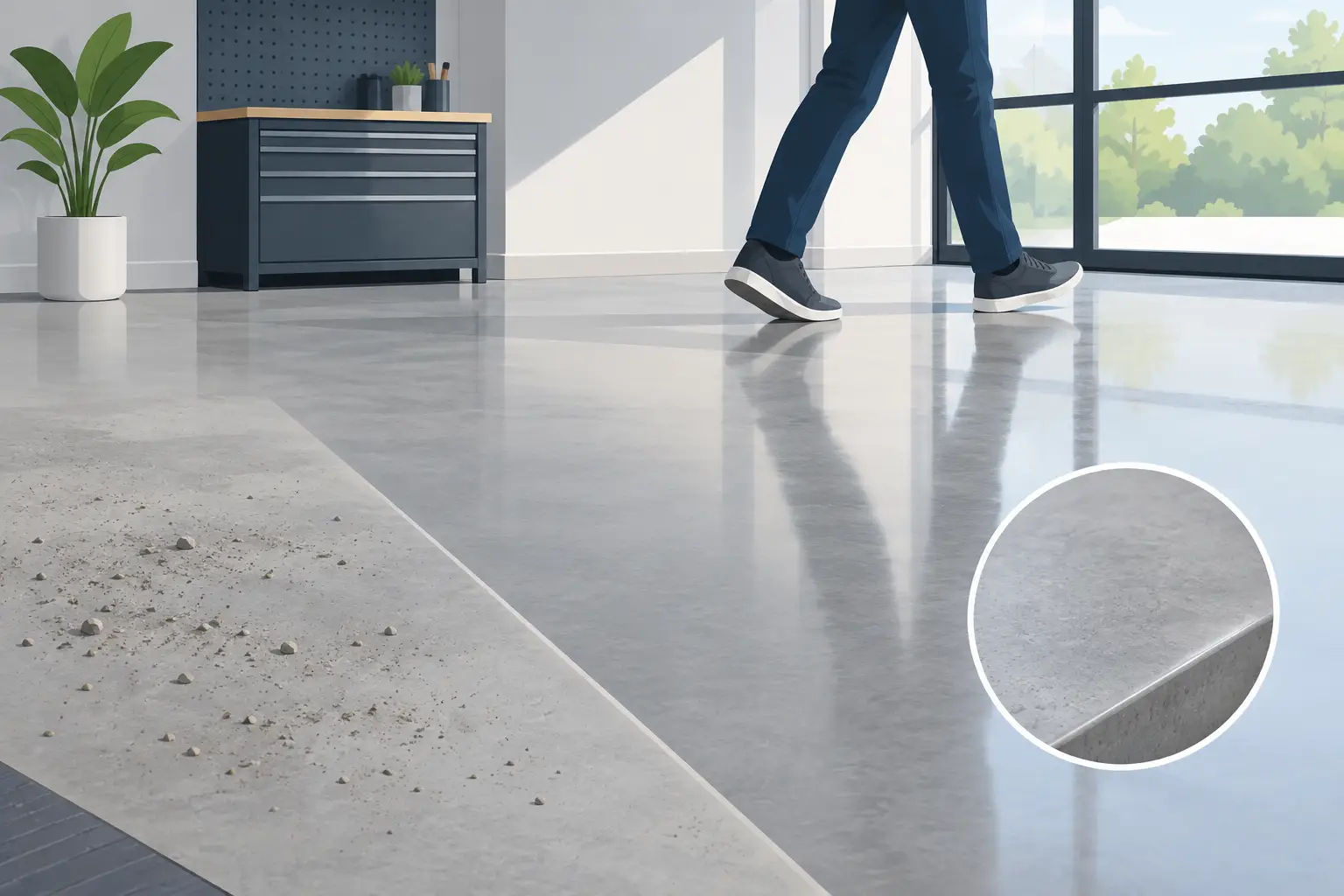 Dust Proof Concrete Floors That Hold Up Daily