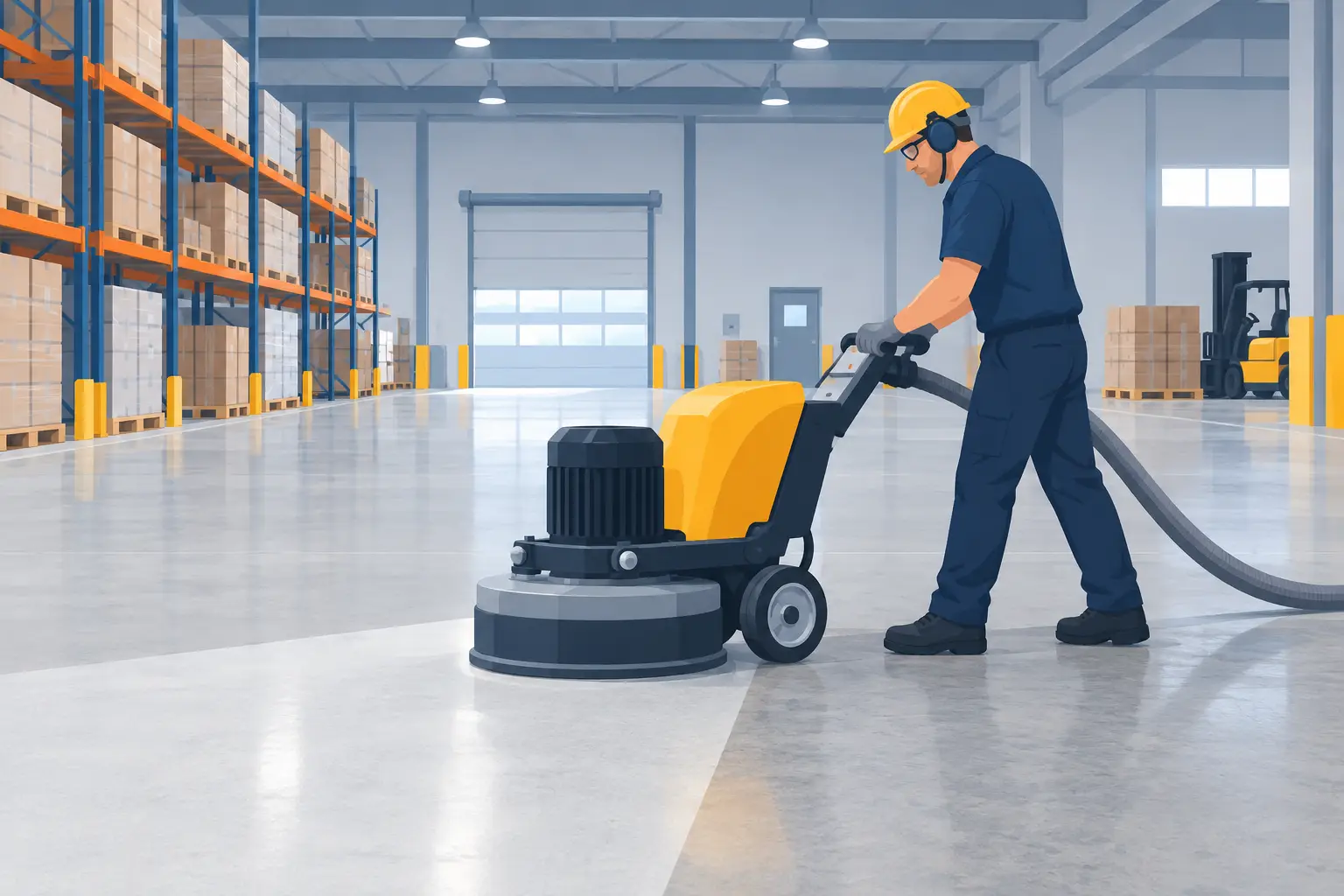 Warehouse Floor Grinding Guide for Busy Facilities